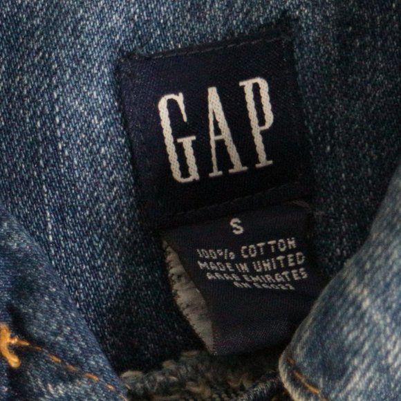 GAP Womens Blue Jean Jacket Sz SMALL US Women - Picture 4 of 14